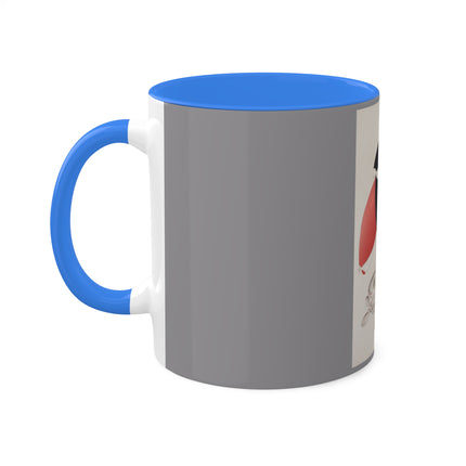 Illustrations of Japanese Toys Pl.056 by Kawasaki Kyosen Colorful Mugs, 11oz