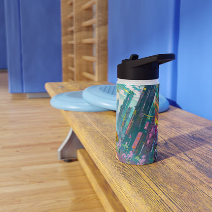 Cyberpunk Frog Stainless Steel Water Bottle
