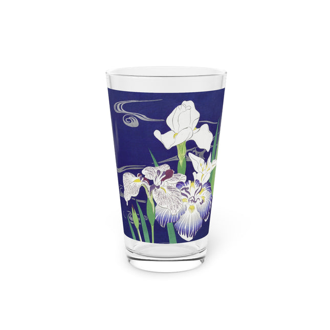 Irises by Kogyo Tsukioka Glass, 16oz