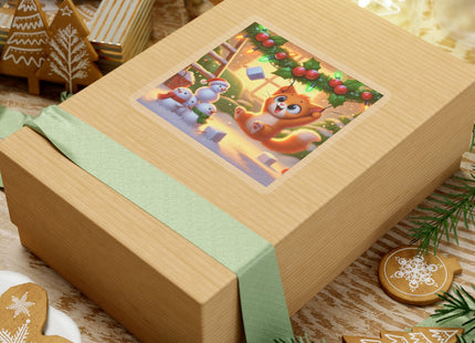 Naughty or Nice Kitten Kiss-Cut Stickers (4 Sizes)