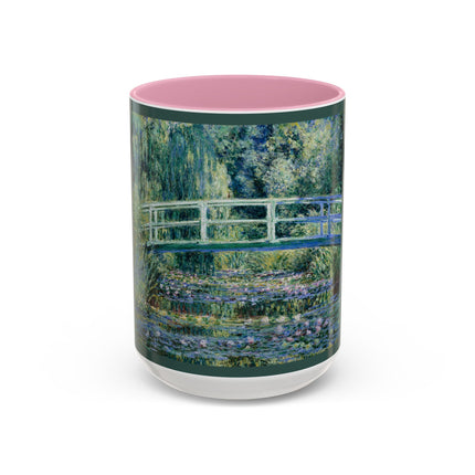 Water Lilies and Japanese Bridge by Claude Monet Colorful Mugs (11oz, 15oz)