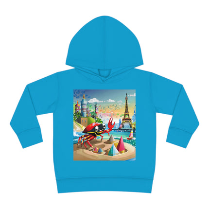 Crab Architect Toddler Pullover Fleece Hoodie
