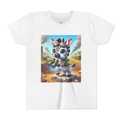 Zebra Lookout Youth Short Sleeve Tee
