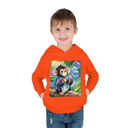 Bubble Magic in the Jungle Toddler Pullover Fleece Hoodie
