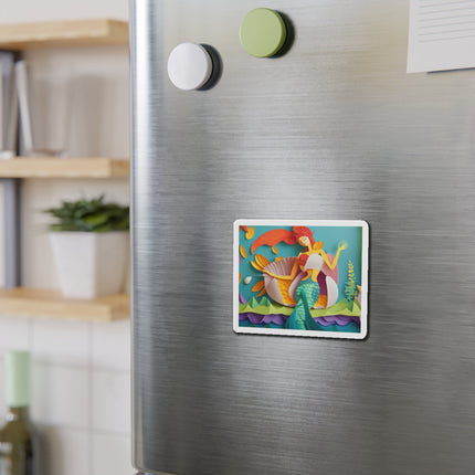 Charming Mermaid Die-Cut Magnets (4 Sizes)