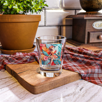Hibiscus Fairy Shot Glass, 1.5oz