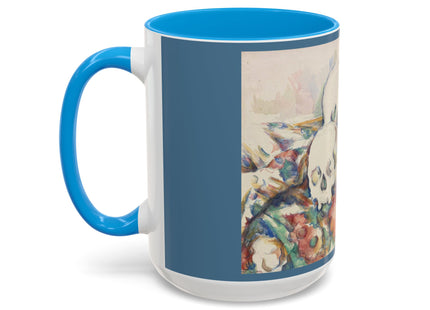 The Three Skulls by Paul Cézanne Colorful Mugs (11oz, 15oz)