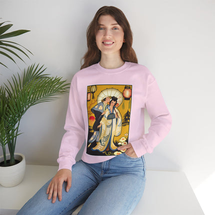 Golden Embrace Heavy Blend™ Crewneck Sweatshirt