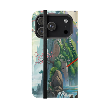 🐘⚔️ Cyberpunk Elephant Samurai Flip Case – Ancient Wisdom & Neon Power