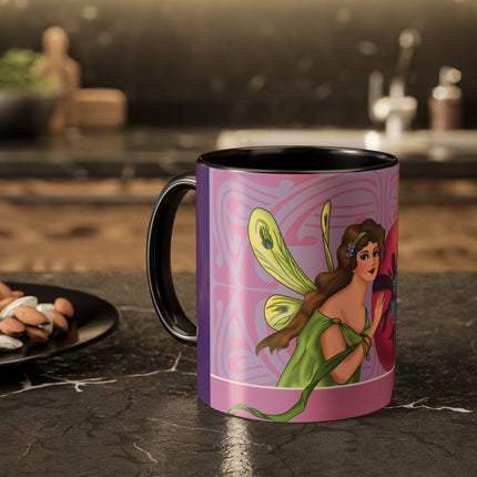 The Fairy’s Blossom Colorful Mugs (11oz, 15oz)