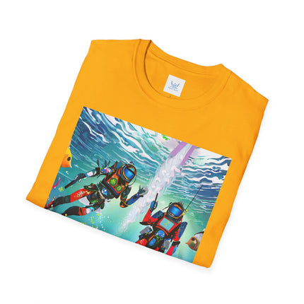 FBI Robot Dive Team Softstyle T-Shirt