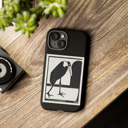 A Lame Marabou by Samuel Jessurun de Mesquita Phone Cases