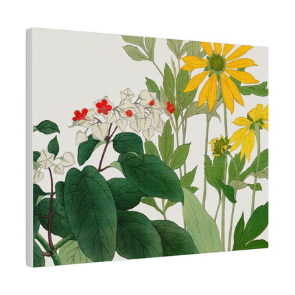 Clerodendrum and Rudbeckia by Tanigami Kônan – Japanese Botanical Harmony