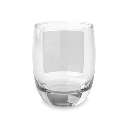 Rank Badge with Mandarin Duck Whiskey Glass