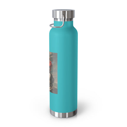 Napoleon Crossing the Alps by Jacques-Louis David Copper Vacuum Insulated Bottle, 22oz