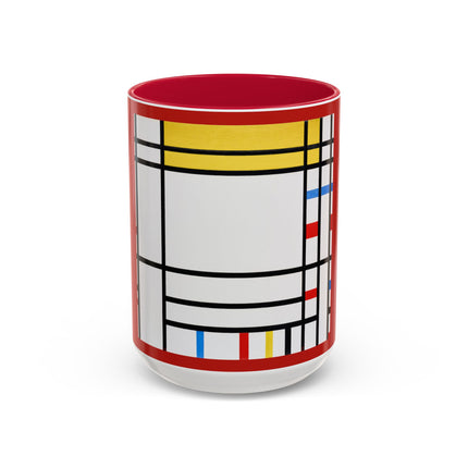 Place de la Concorde by Piet Mondrian Colorful Mugs (11oz, 15oz)