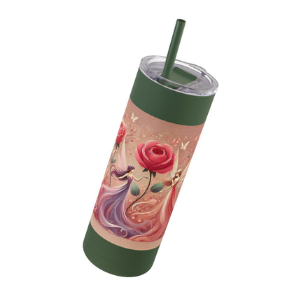 Whimsical Fairies Skinny Matte Tumbler, 20oz