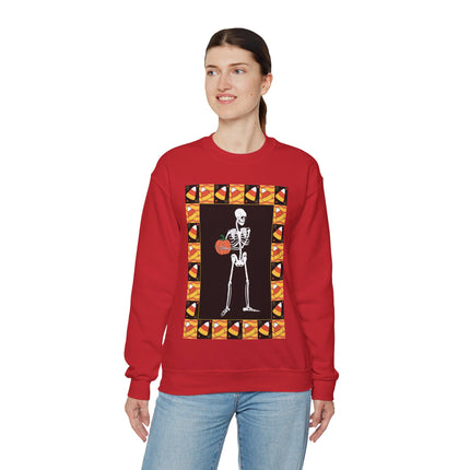 Candy Corn Skeleton Unisex Heavy Blend™ Crewneck Sweatshirt