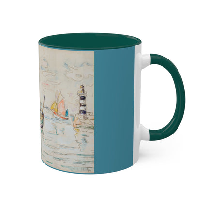 Groix by Paul Signac Colorful Mugs, 11oz