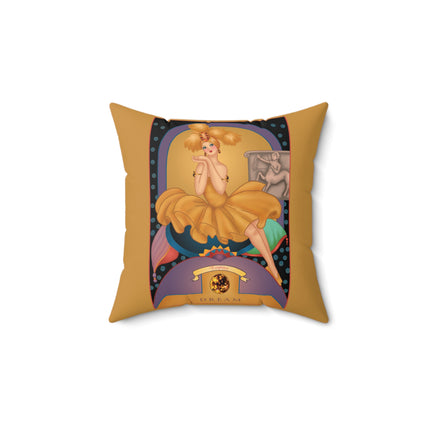 November & Topaz (from the Gem Series) by Sofia Chiostri Spun Polyester Square Pillow