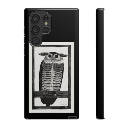 Horned Owl by Samuel Jessurun de Mesquita Phone Cases