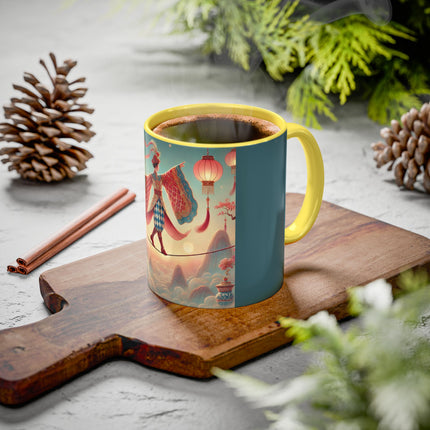 The Lantern Walker Colorful Mugs (11oz, 15oz)