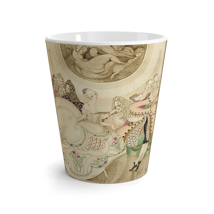 Sur talons rouges (On Red Heels) pl 01 by Gerda Wegener Latte Mug