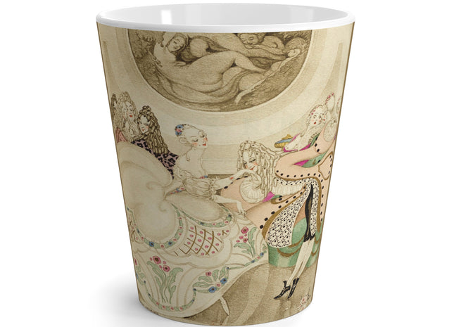 Sur talons rouges (On Red Heels) pl 01 by Gerda Wegener Latte Mug