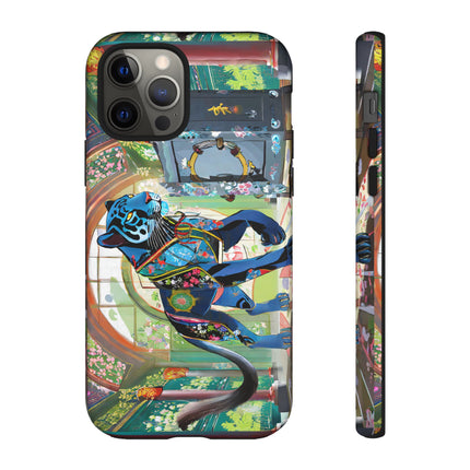 Cyber Panther's Hunt Phone Cases