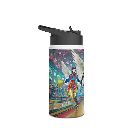 Samurai Robot Angels Stainless Steel Water Bottle