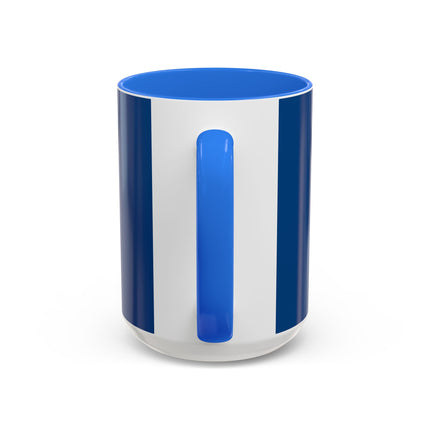 Blue Jay at an Autumn Tea Ceremony Colorful Mugs (11oz, 15oz)