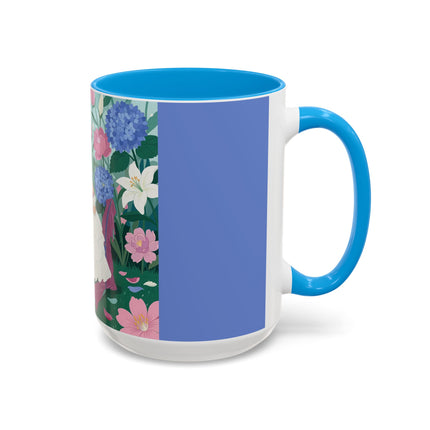 The Ladies Of The Blossoming Vanity Colorful Mugs – Art Deco Floral Elegance
