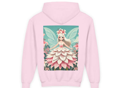 Lily Fairy in Bloom Youth Heavy Blend Hooded Sweatshirt