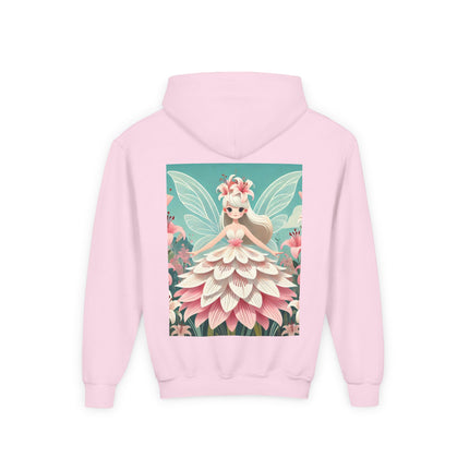 Lily Fairy in Bloom Youth Hooded Sweatshirt – Grace, Beauty & Gentle Magic