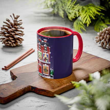 A Christmas Eve Celebration Colorful Mugs (11oz, 15oz)
