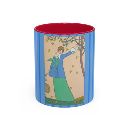 Le Verger by Georges Lepape Colorful Mugs (11oz, 15oz)