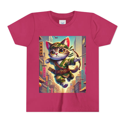 Archer Cat Youth Short Sleeve Tee