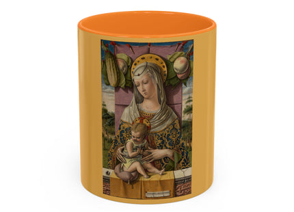 Madonna and Child by Carlo Crivelli Colorful Mugs (11oz, 15oz)