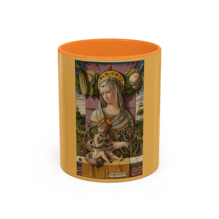 Madonna and Child by Carlo Crivelli Colorful Mugs (11oz, 15oz)
