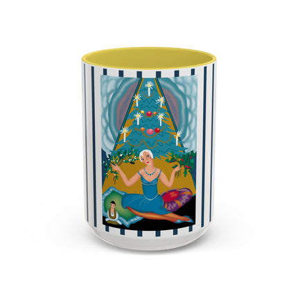 Art Deco Christmas Elegance Colorful Mugs (11oz, 15oz)