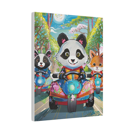 Bumper Car Bonanza Matte Canvas, Stretched, 0.75"