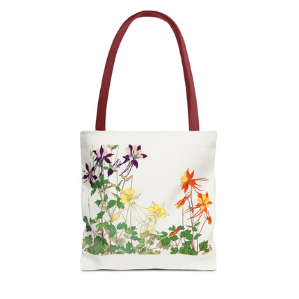 Aquilegia Flower by Tanigami Kônan Tote Bag (AOP)