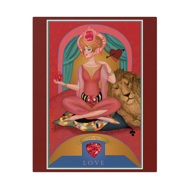 July & Ruby – Sofia Chiostri’s Scarlet Art Deco Gem