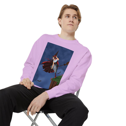 The Enchanted Witch Unisex Garment-Dyed Sweatshirt
