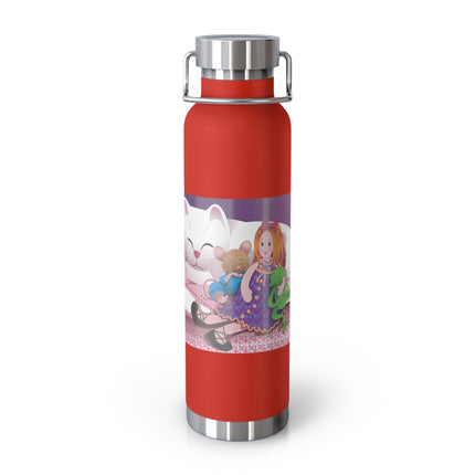 Joy of Friendship Copper Vacuum Insulated Bottle, 22oz