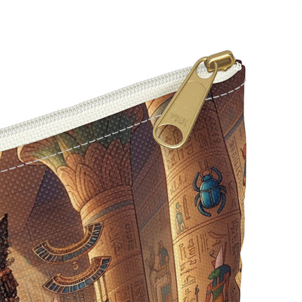 The Egyptian Priestess Cats Flat Pouch – Temple Guardians & Ancient Grace