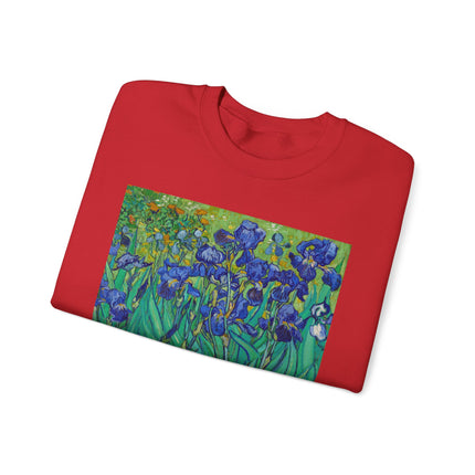 Irises by Vincent Van Gogh Heavy Blend™ Crewneck Sweatshirt