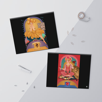 Celestial Jewels: The Zodiac Birthstone Art Wall Calendars (2026)