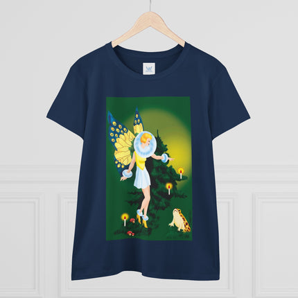 The Enchanted Encounter Women's Midweight Cotton Tee