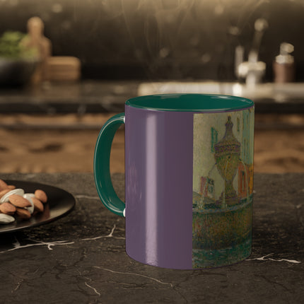 La Fontaine, Saint-Paul De Vence by Henri Le Sidaner Colorful Mug